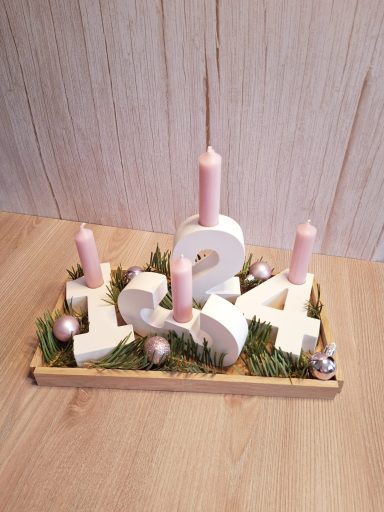 Adventskranz Zahlen